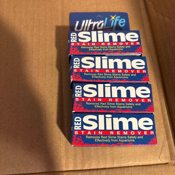 Lot of 4 Ultralife red slime remover for aquarium tanks - Picture 1 of 1